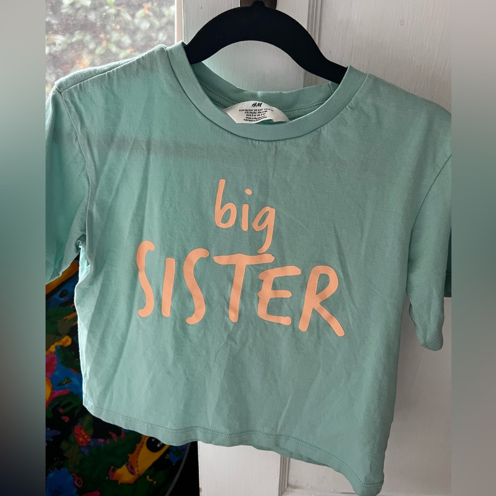 H&M big sister tshirt 3/4T